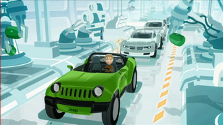 Illustration for article titled Chrysler Releases Super Bowl Commercial Images, We're Forced To Construct Hilarious, Deadly Narrative